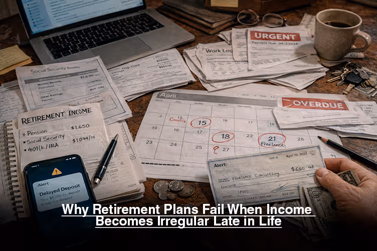 irregular retirement income